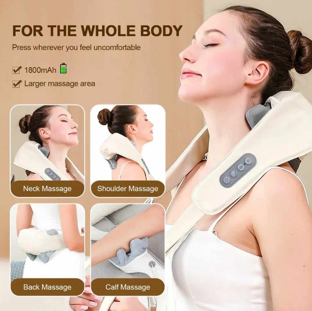 PowerKnead Pro™-5D Shiatsu Neck Massager