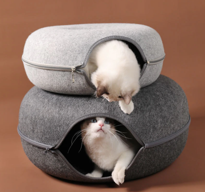 CuddleRing™ Cat Tunnel Bed