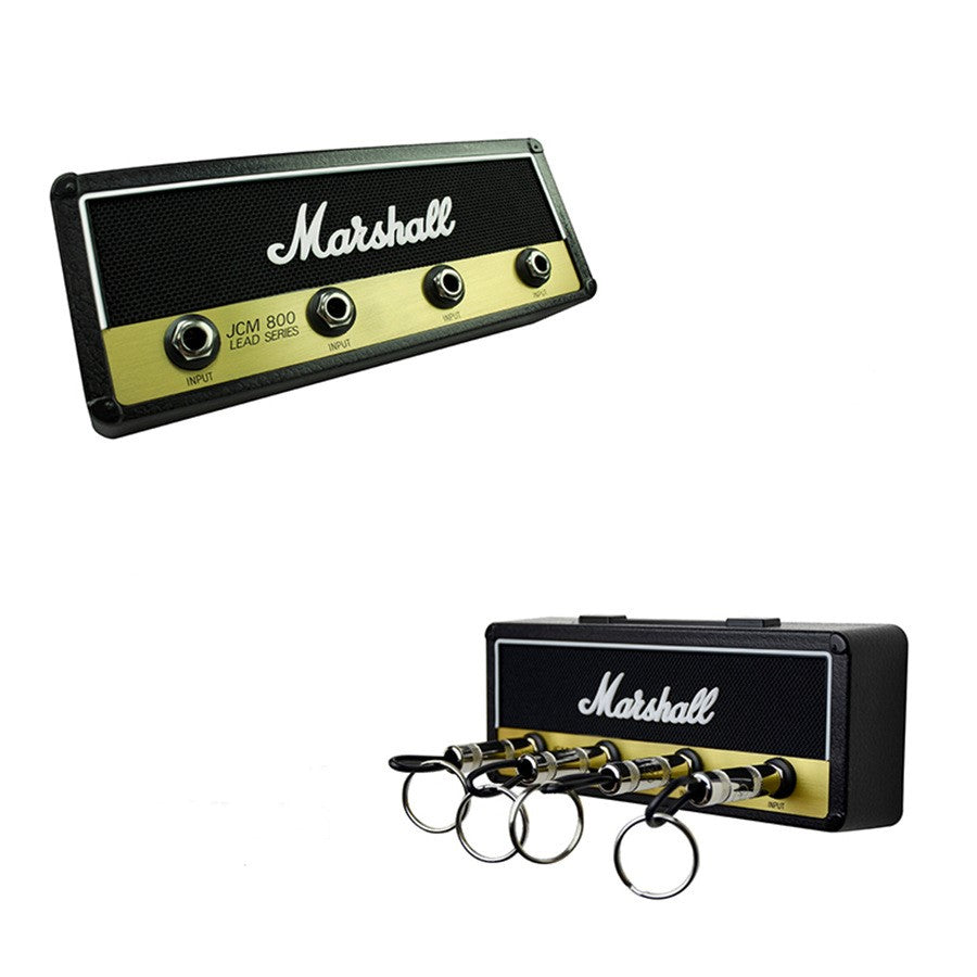 Retro Guitar Amplifier Keychain Storage Hooks