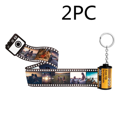 Keychain Creative Memory Time Film Pendant