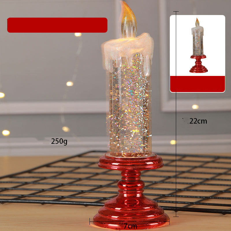 LED Christmas Candle W/ Pedestal