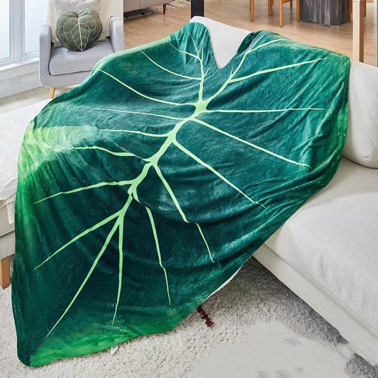 Giant Flannel Leaf Blanket