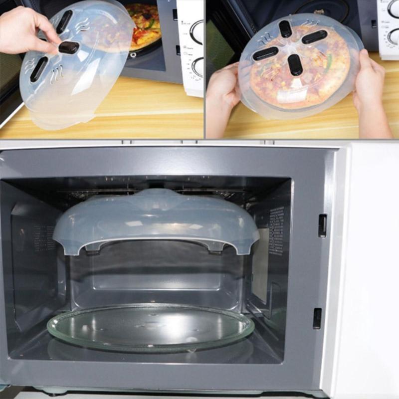 Magnetic Microwave Anti-Splatter Lid W/ Steam Vents - Dave's Deal Depot
