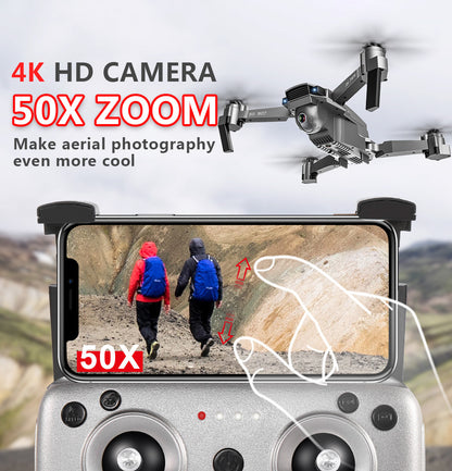 GPS 4K HD Dual Camera Foldable Quadcopter Drone - Dave's Deal Depot