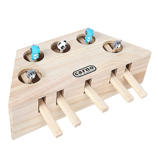 Whack A Mole Styled Interactive Cat Toy - Dave's Deal Depot