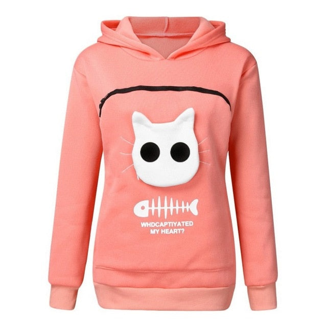 Cat Pouch Hoodie - Dave's Deal Depot