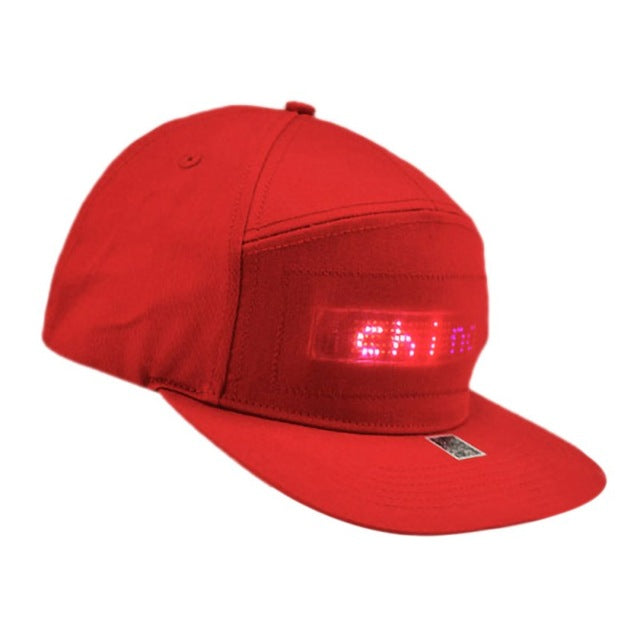 Smartphone App Controlled LED Text Display Cap - Dave's Deal Depot