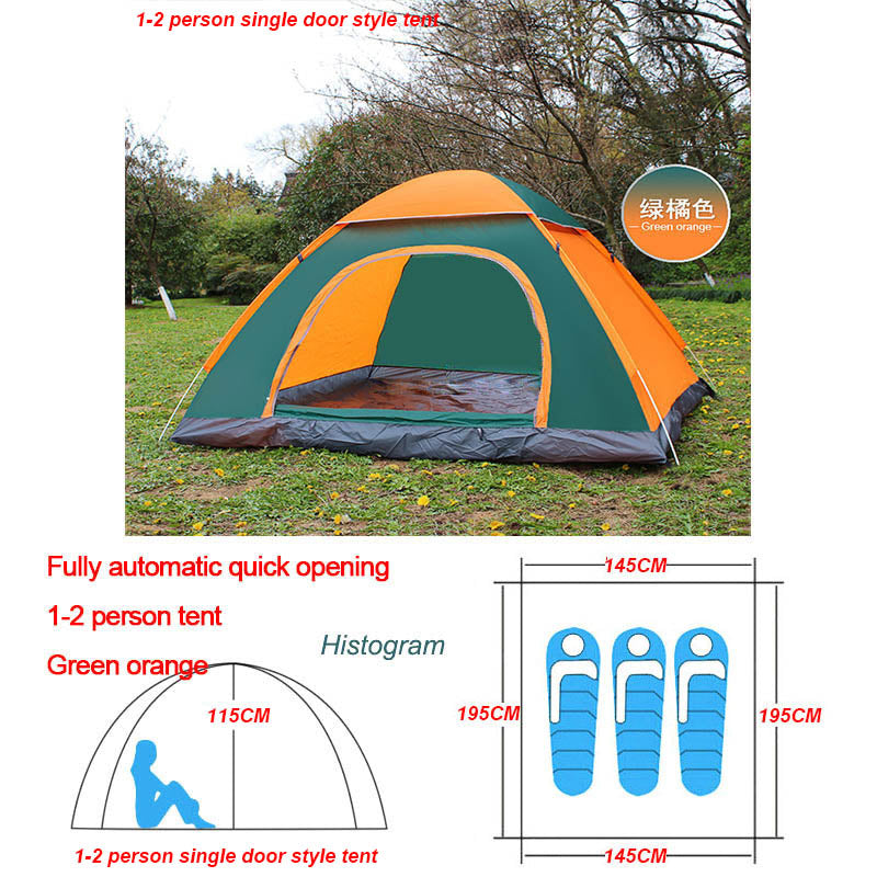 Automatic Pop Up Outdoor Camping Tent 1-4 Person - Dave's Deal Depot