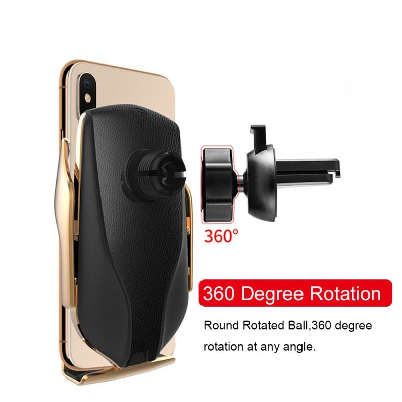 Automatic Clamping Wireless Car Charger - Dave's Deal Depot
