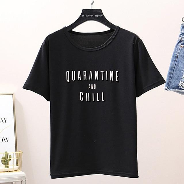 Women Funny Quarantine Shirts - Dave's Deal Depot
