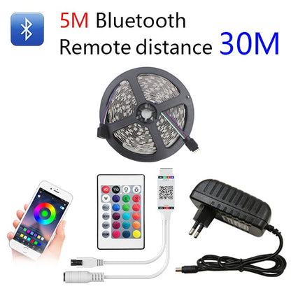 Bluetooth LED Strip with Bluetooth remote - Dave's Deal Depot