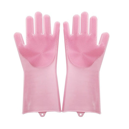 2pcs Silicone Dish Washing Gloves - Dave's Deal Depot