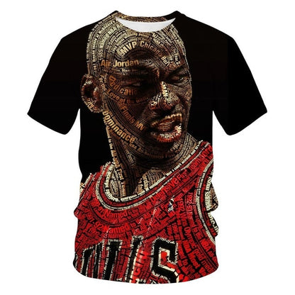 Kobe Bryant 3D printed short sleeved T-shirt - Dave's Deal Depot