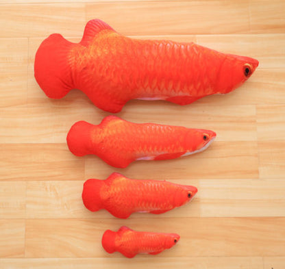 Interactive Catnip Stuffed Fish Toy For Cat - Dave's Deal Depot