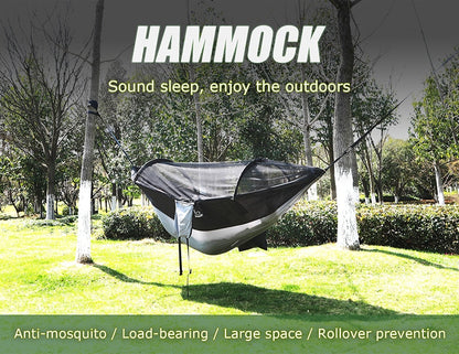 LockMesh+ Camping Netted Hammock - Dave's Deal Depot