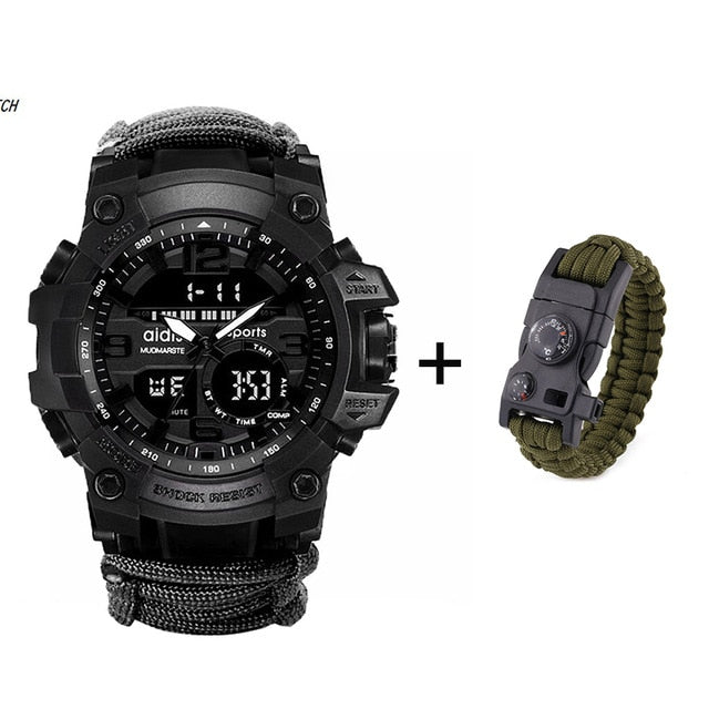 5-IN-1 Survival Bracelet Watch - Dave's Deal Depot