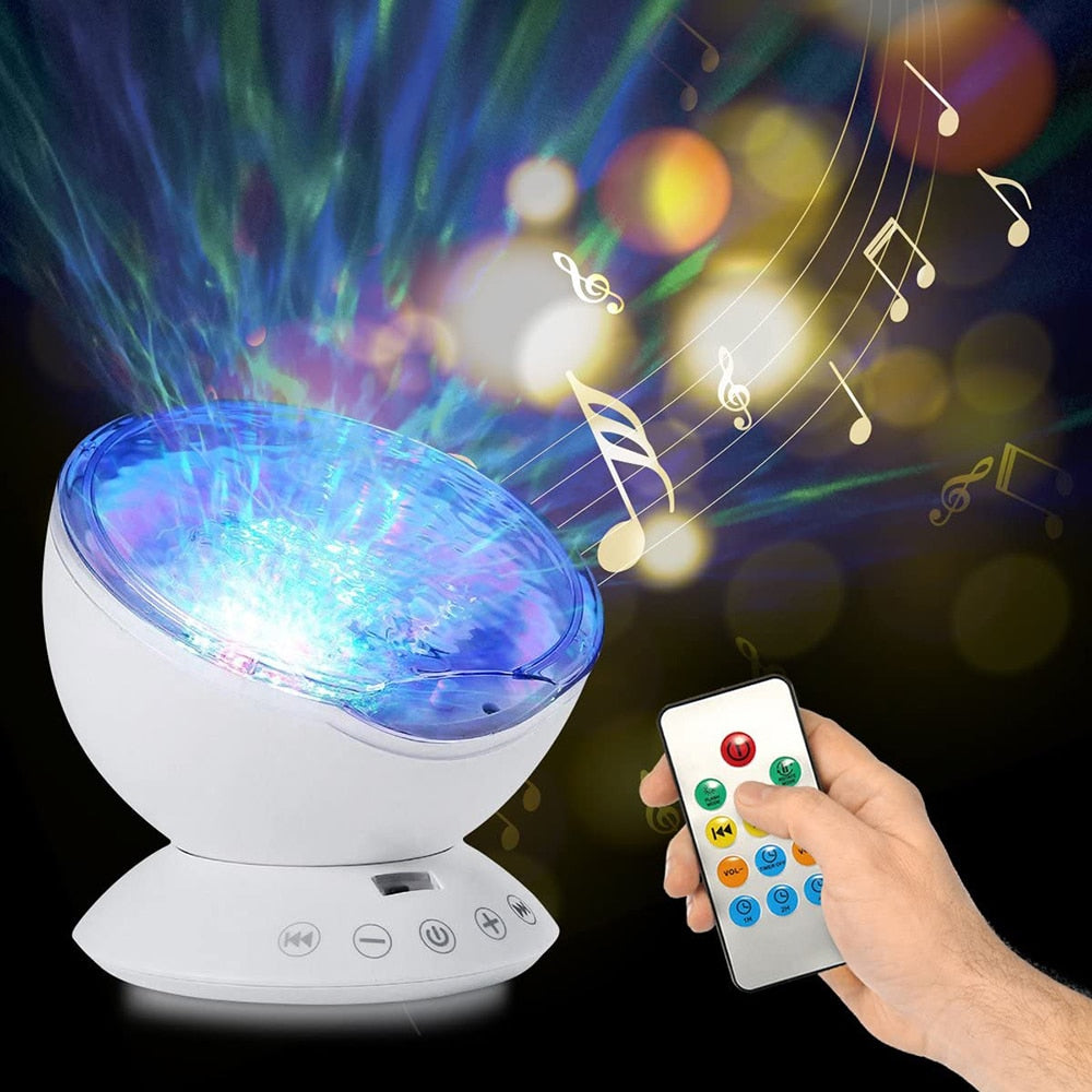 Ocean Wave Projector Led Night Lamp