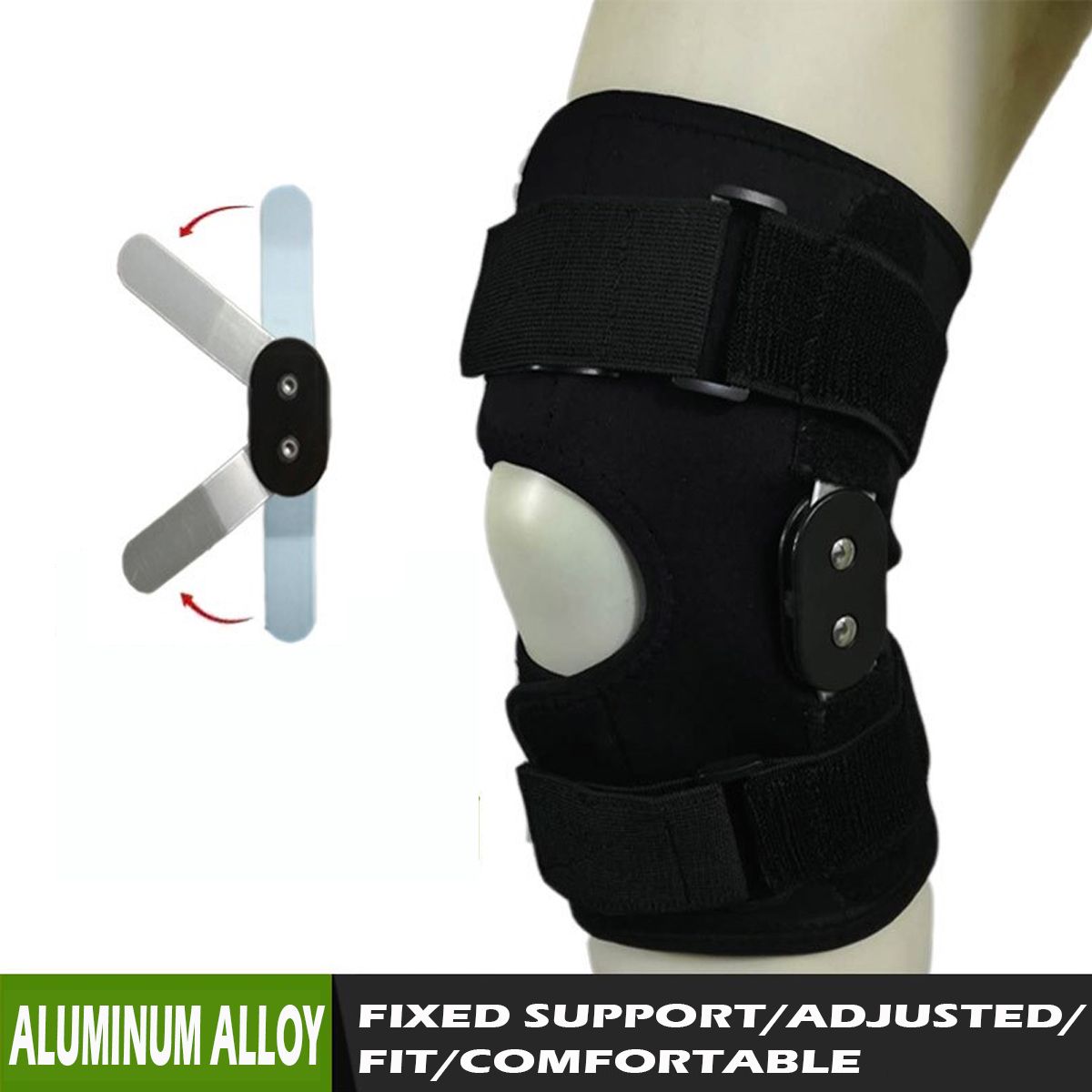 Adjustable Aluminum Hinged Knee Support Brace