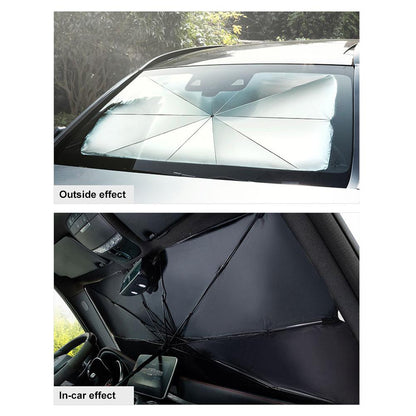 Collapsible Car Windshield Sunshade - Dave's Deal Depot