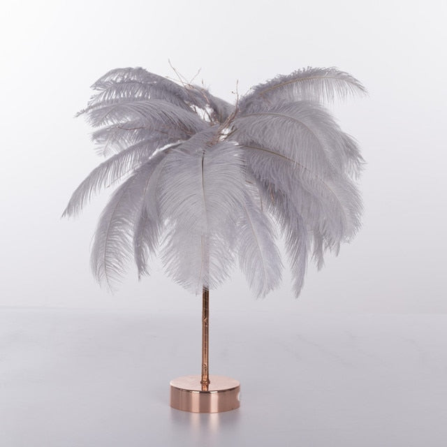 LED Remote Control Feather Lamp