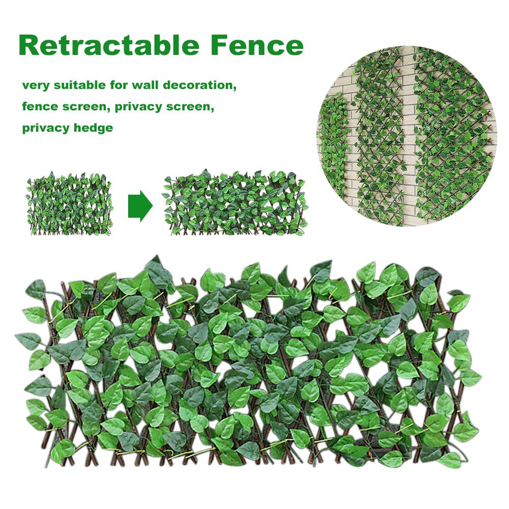 Retractable Artificial UV Protected Garden Fence - Dave's Deal Depot