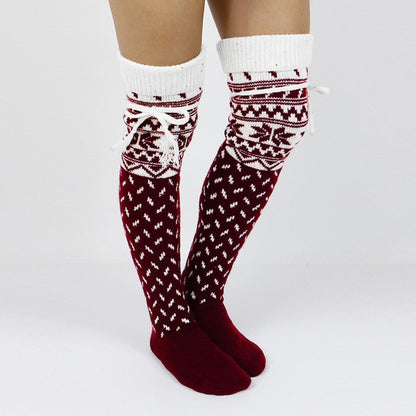 Women Winter Knitted Long Socks