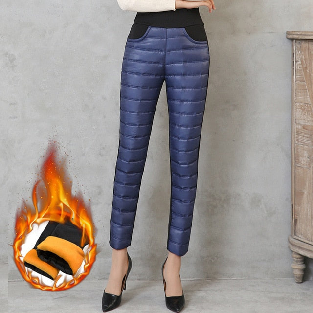 Winter Embroidery Trousers For Women