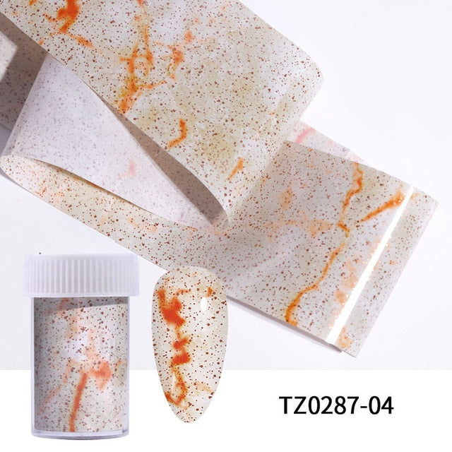 Marble Series Nail Foils