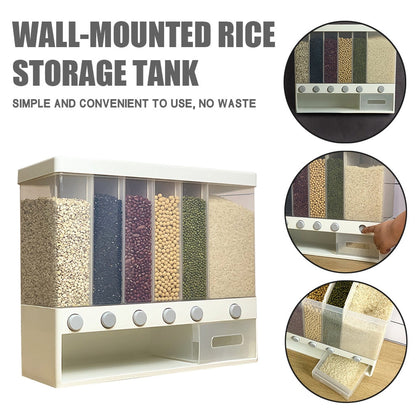 Retro Wall-mounted Dry Food Dispenser