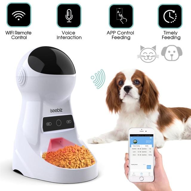 Scheduled Pet Feeder W/ Wifi Voice Record and Camera - Dave's Deal Depot