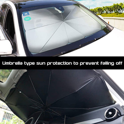 Collapsible Car Windshield Sunshade - Dave's Deal Depot